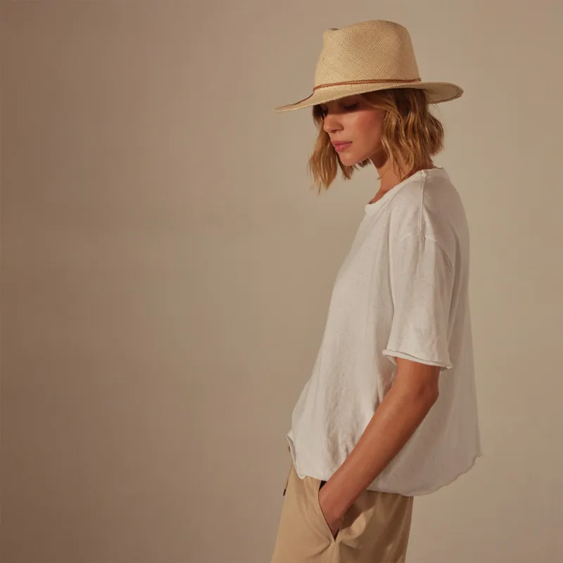 Slub Jersey Boxy Tee - White sold by James Perse