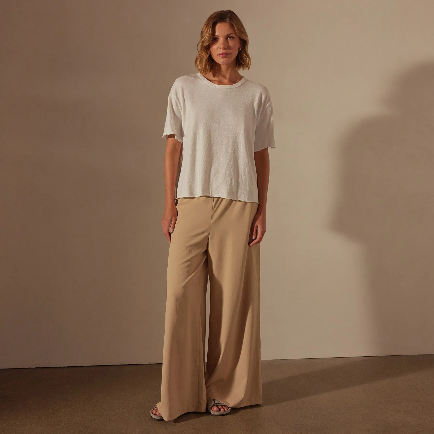 Slub Jersey Boxy Tee - White sold by James Perse product image thumbnail 3