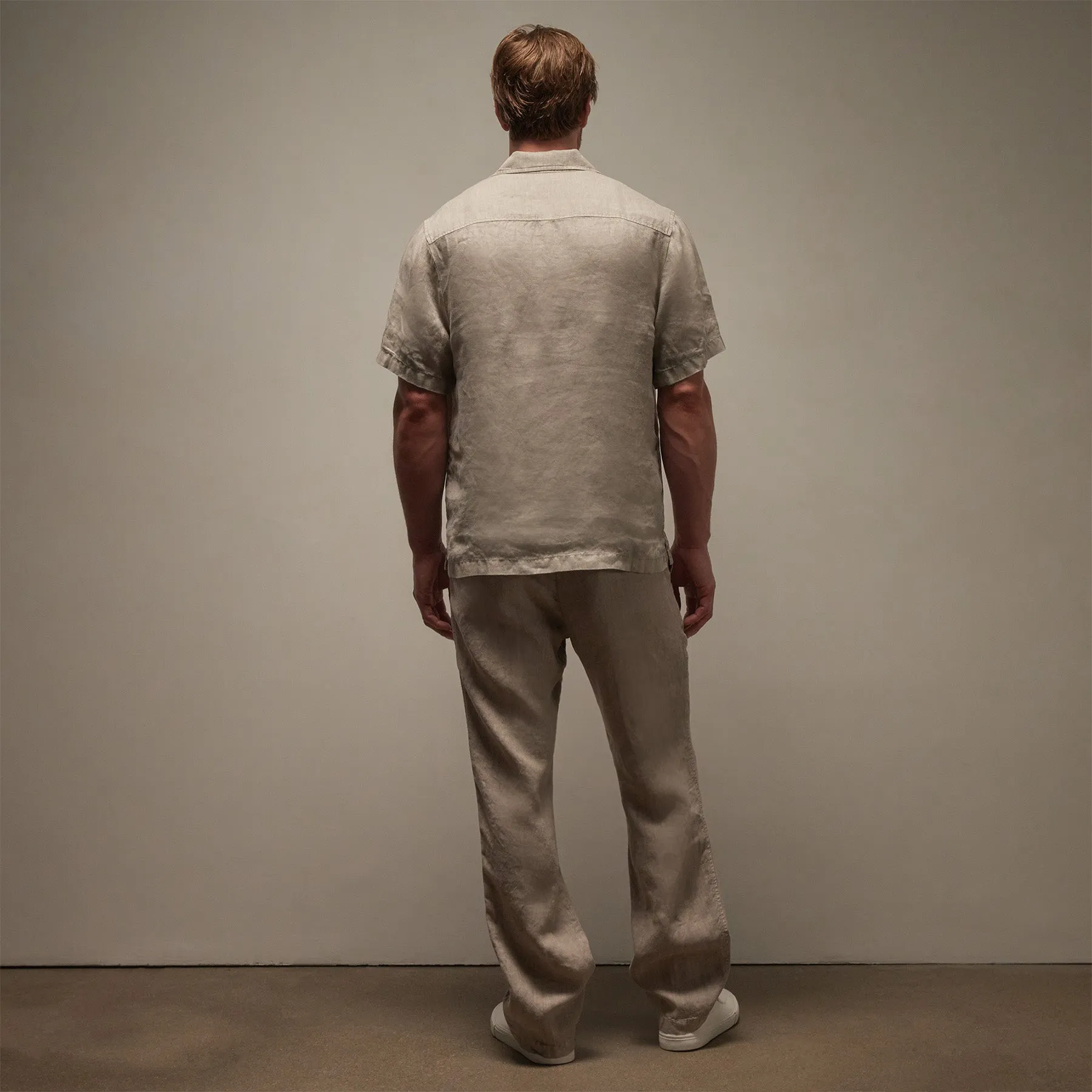 Linen Short Sleeve Pocket Shirt - Mineral Pigment sold by James Perse product image thumbnail 4