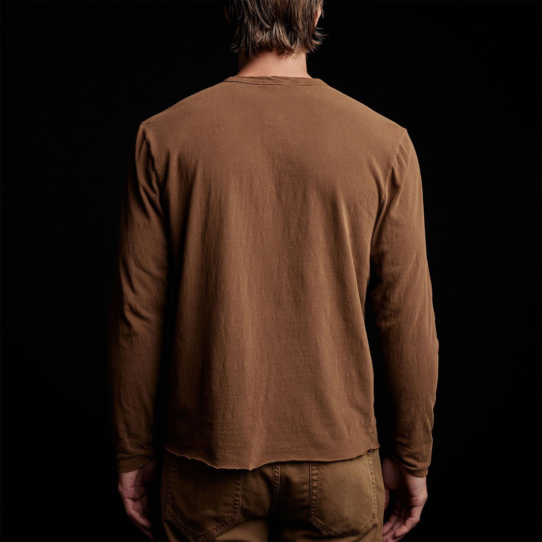 Ranch Henley - Gingerbread Pigment sold by James Perse product image thumbnail 4