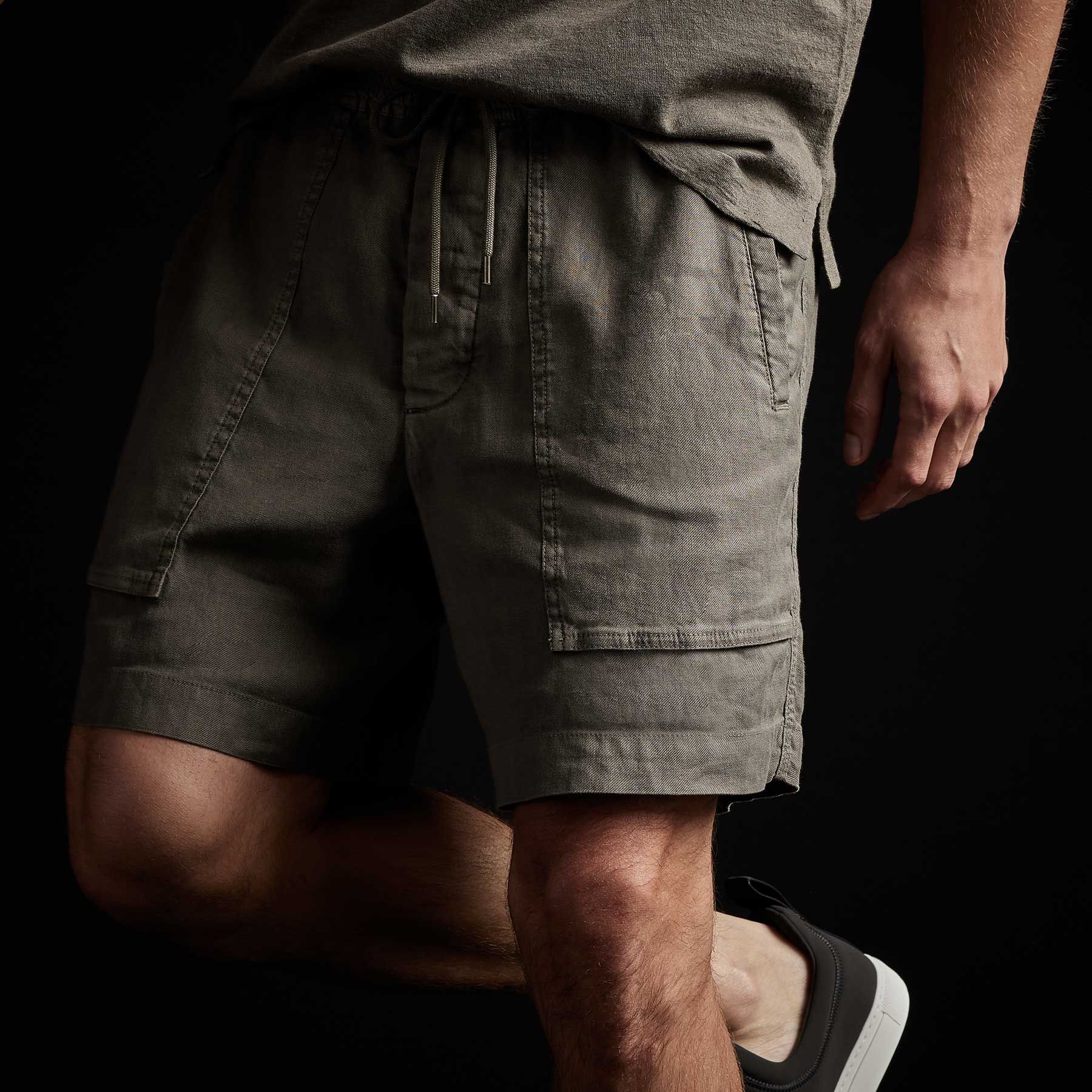 Patch Pocket Short - River Rock Pigment sold by James Perse product image thumbnail 2