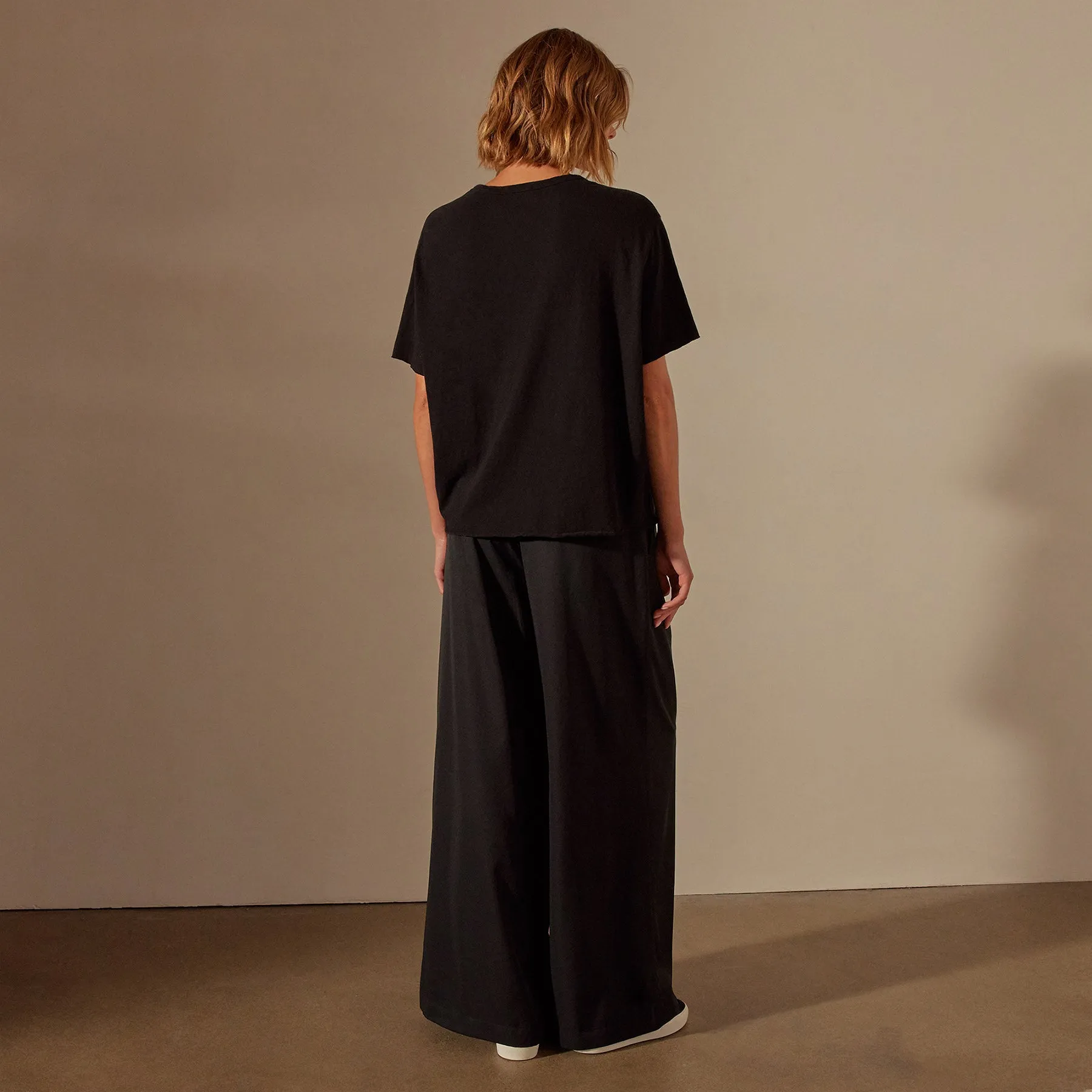 Slub Jersey Boxy Tee - Black sold by James Perse product image thumbnail 4