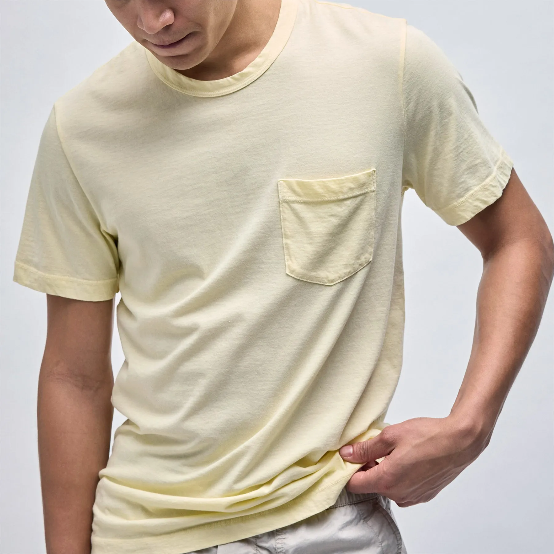 Lightweight Jersey Pocket Tee - Oz Pigment sold by James Perse product image thumbnail 2