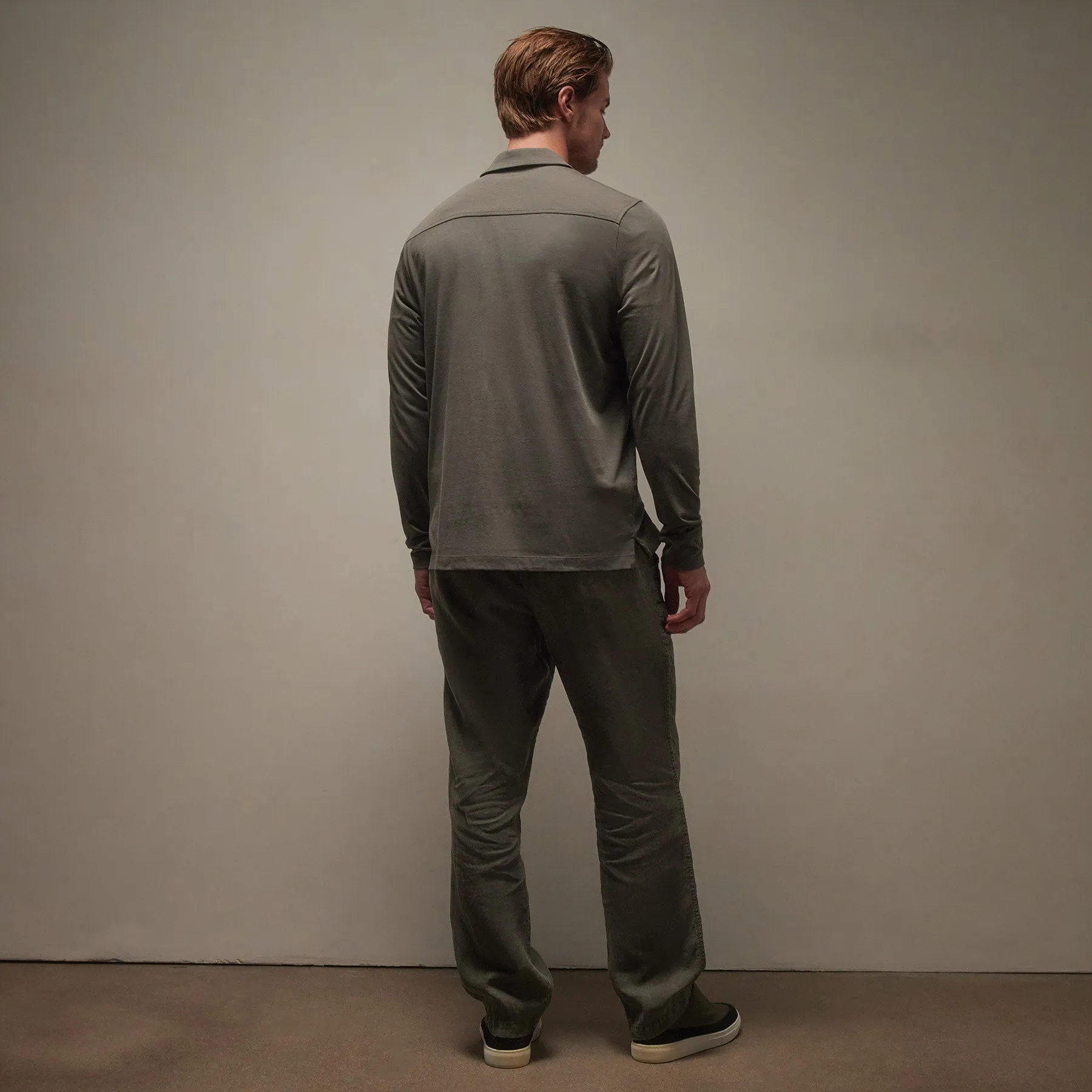 Clean Finish Jersey Shirt - Palm sold by James Perse product image thumbnail 4