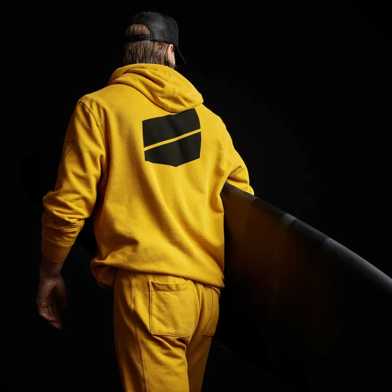 French Terry Pullover Hoodie - Crocus Yellow sold by James Perse