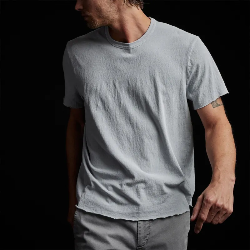 Recycled Brushed Jersey Crew Neck - Arctic Pigment made by James Perse