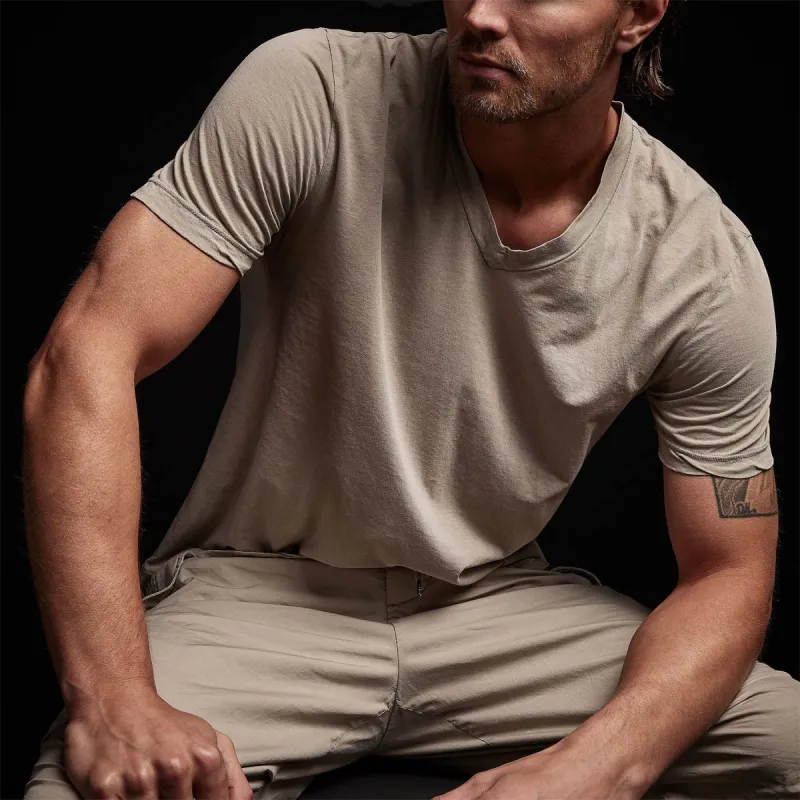 Clear Jersey V Neck - String Pigment sold by James Perse