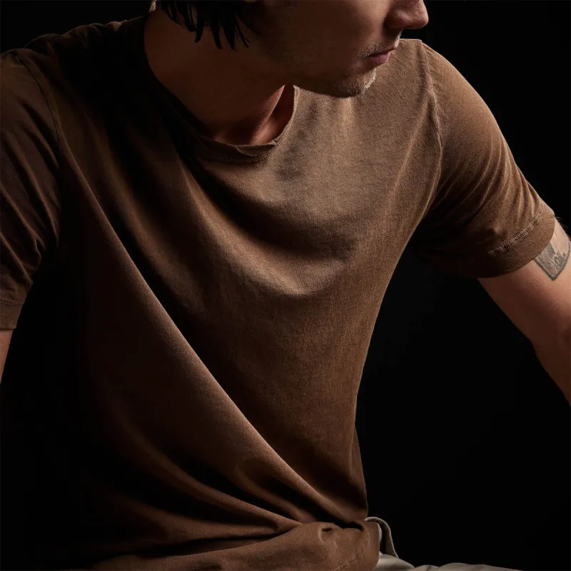 Clear Jersey Crew - Gingerbread Pigment sold by James Perse