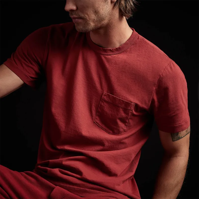 Lightweight Jersey Pocket Tee - Sunstone sold by James Perse