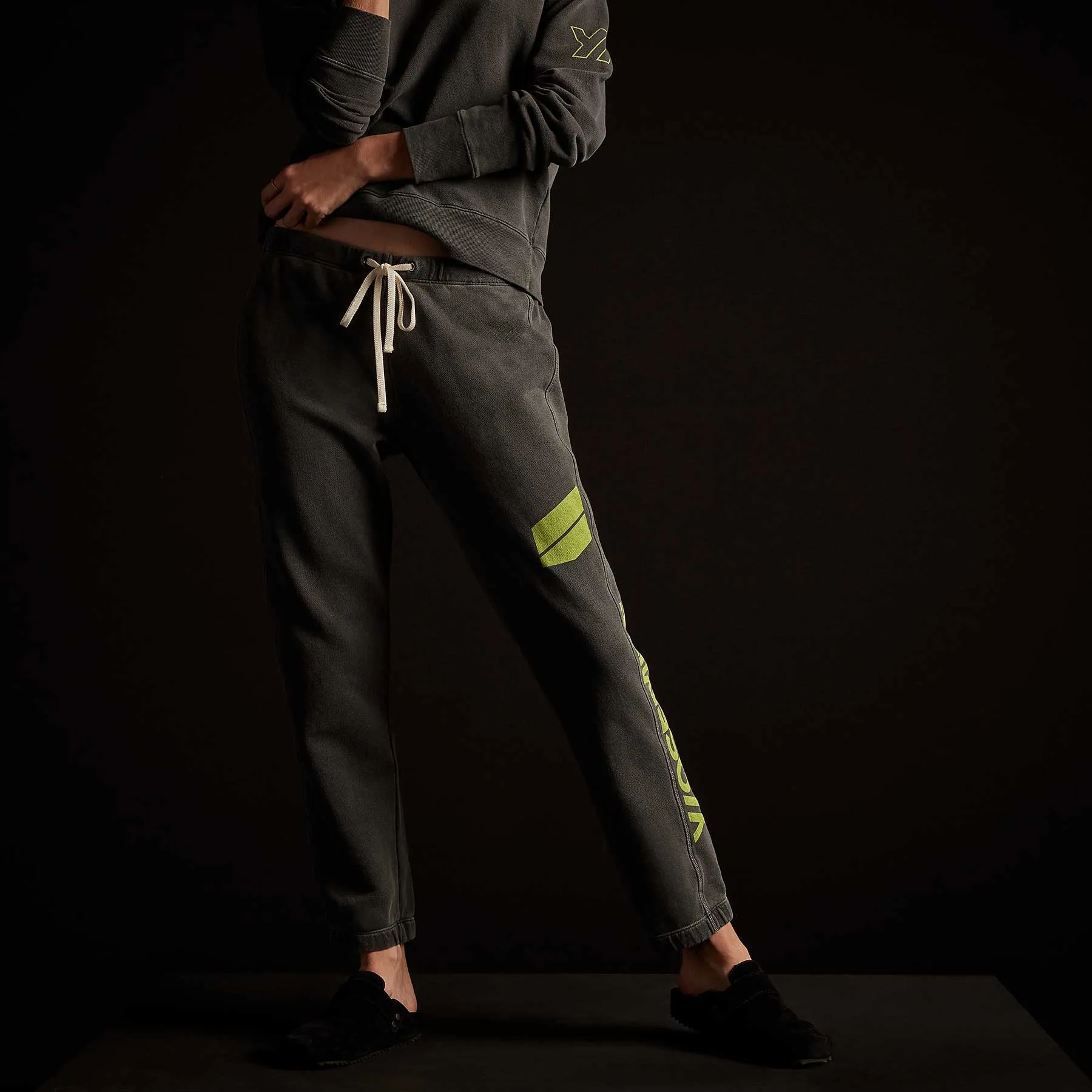 French Terry Sweatpant - Magma Pigment/Bright Neon sold by James Perse product image thumbnail 3