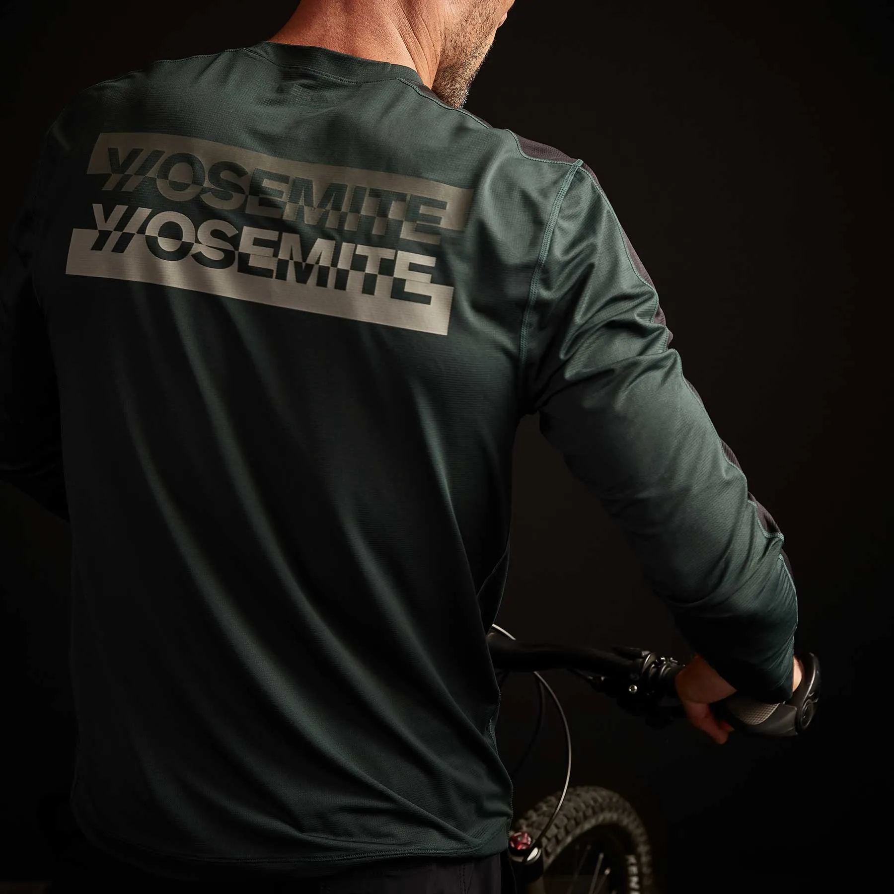 Graphic Striped Performance Tee - Bamboo/Black sold by James Perse