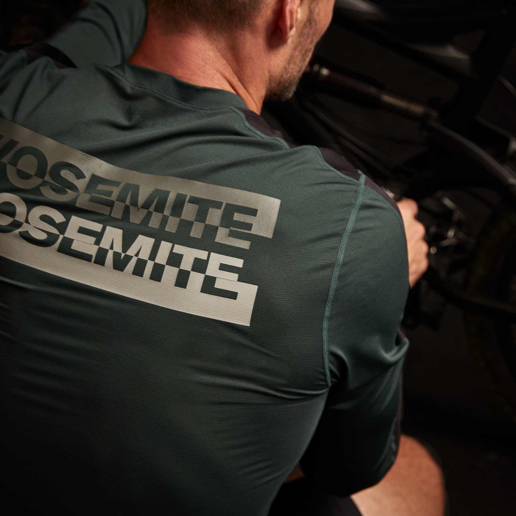 Y/OSEMITE Graphic Striped Performance Tee - Bamboo/Black sold by James Perse product image thumbnail 4