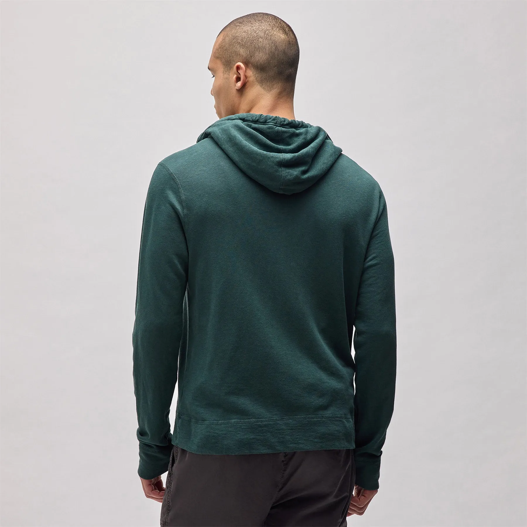 Vintage French Terry Zip Up Hoodie - Canopy Pigment sold by James Perse product image thumbnail 2