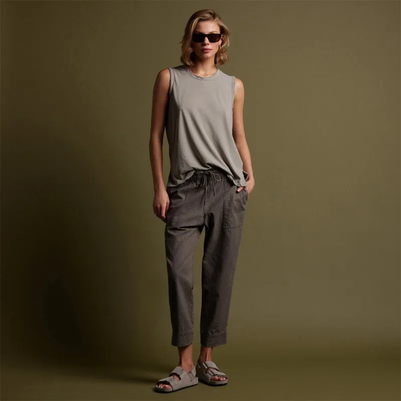 Seersucker Pant - River Rock Pigment sold by James Perse