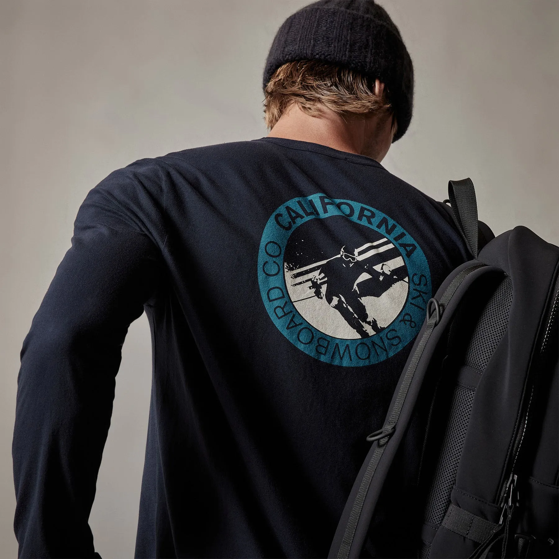 Ski & Snowboard Crew Neck - Deep sold by James Perse product image thumbnail 4
