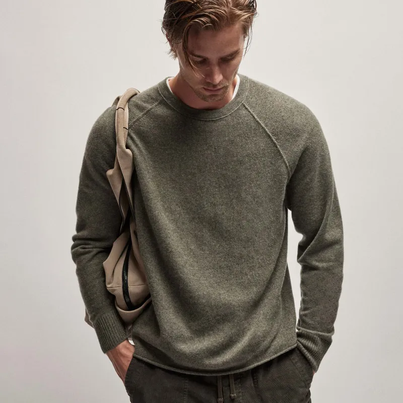 Recycled Cashmere Raglan - Highland sold by James Perse