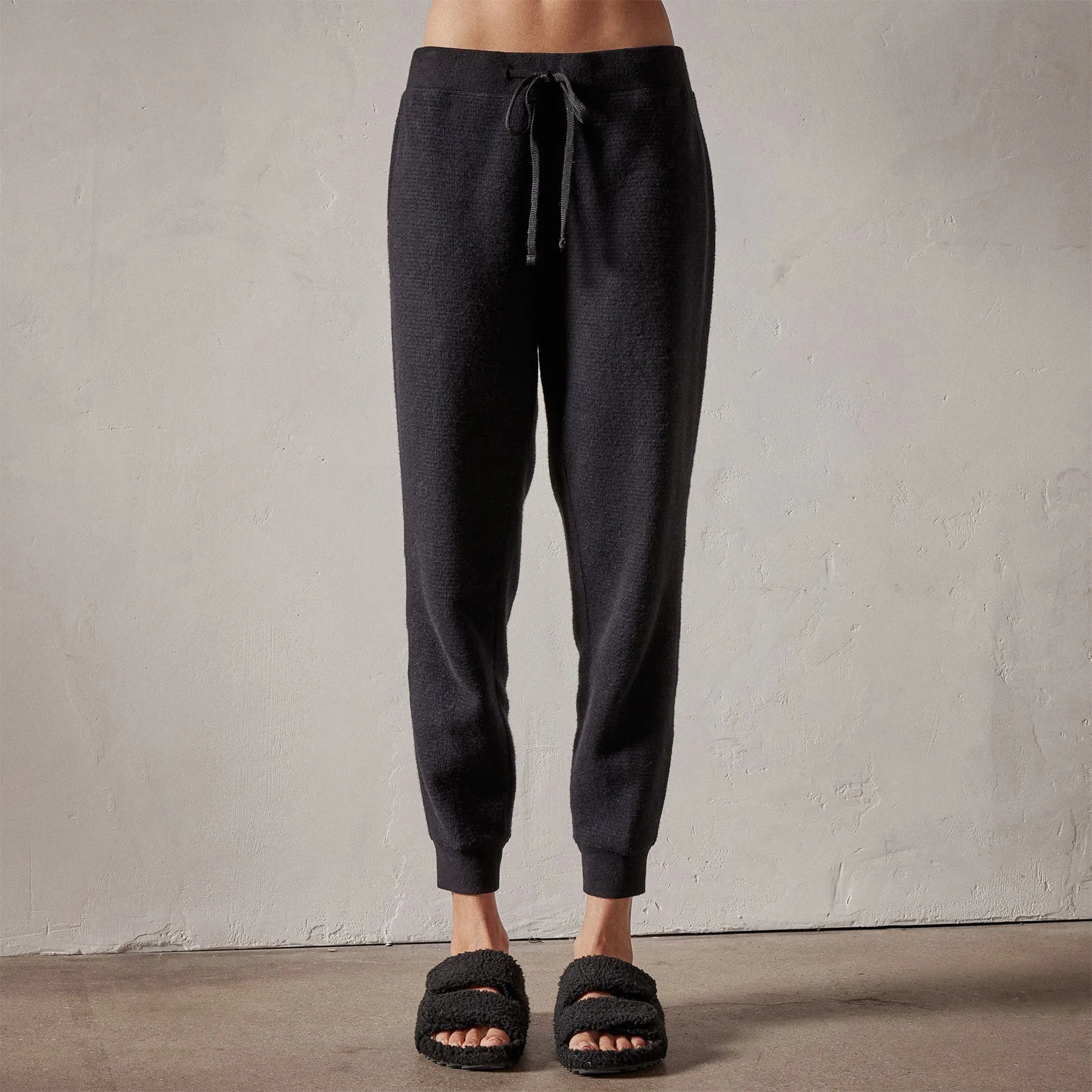 Women's Thermal Knit Lounge Set - Black sold by James Perse product image thumbnail 4