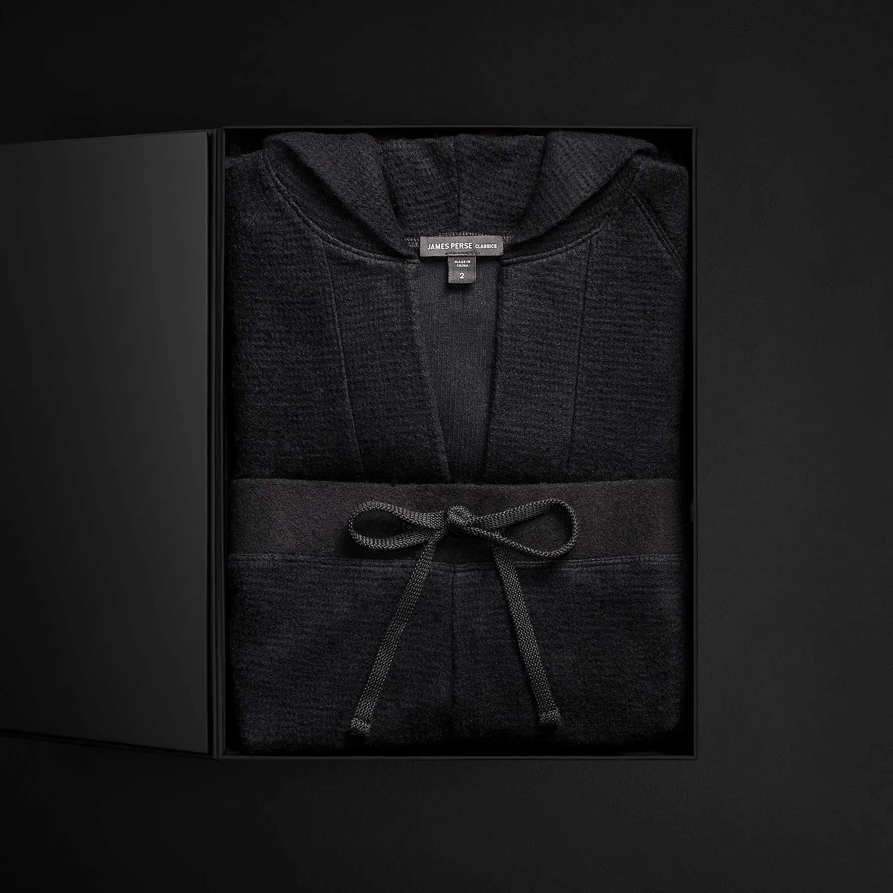 Women's Thermal Knit Lounge Set - Black sold by James Perse