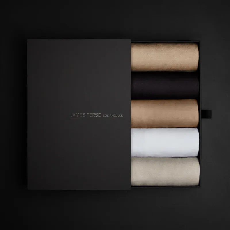 Men's Classic T Shirt Gift Set - Neutrals made by James Perse