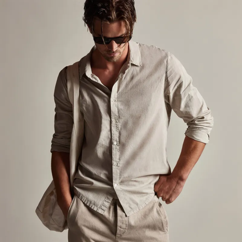 Standard Shirt - Toast Pigment sold by James Perse