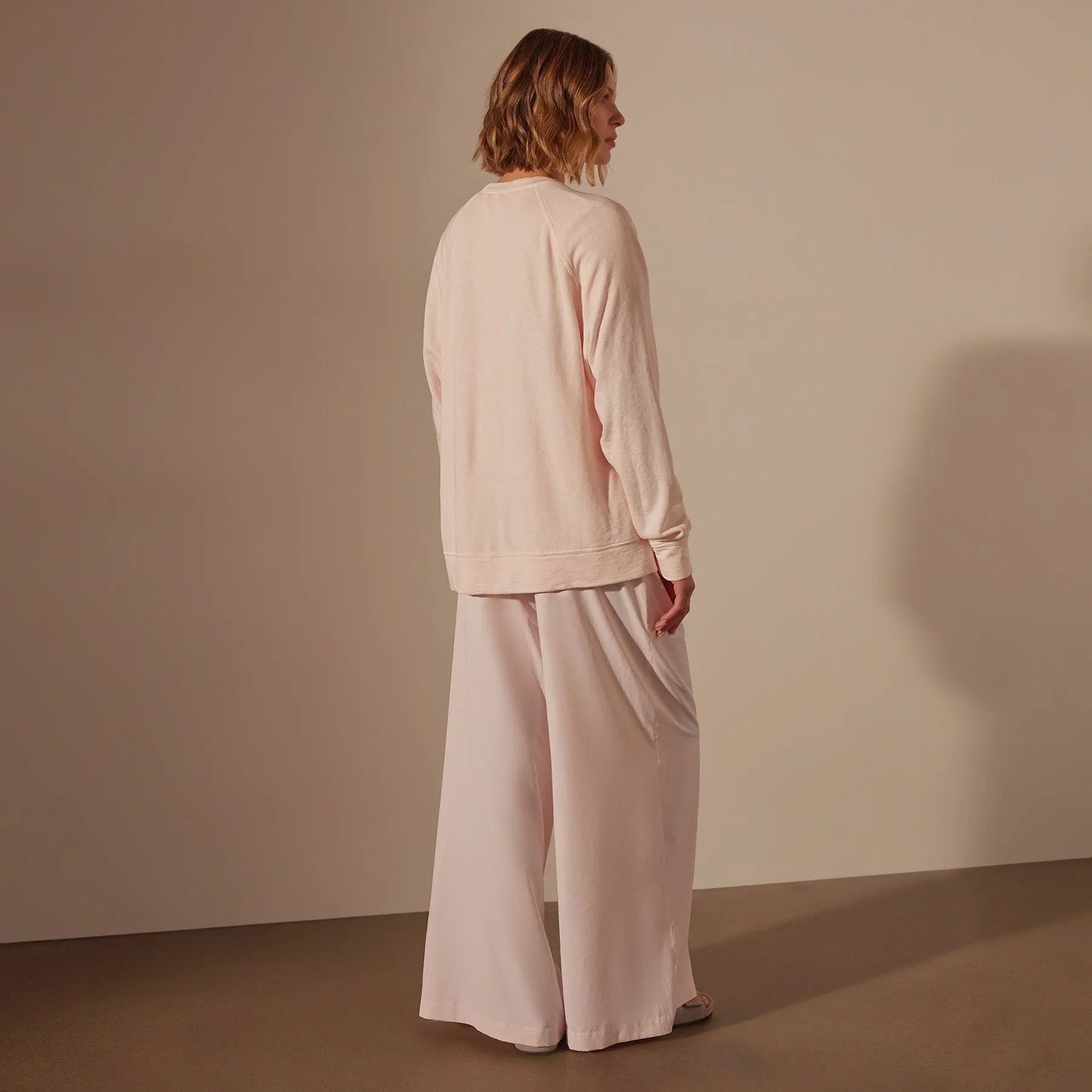 Vintage French Terry Relaxed Sweatshirt - Zephyr Pigment sold by James Perse product image thumbnail 4