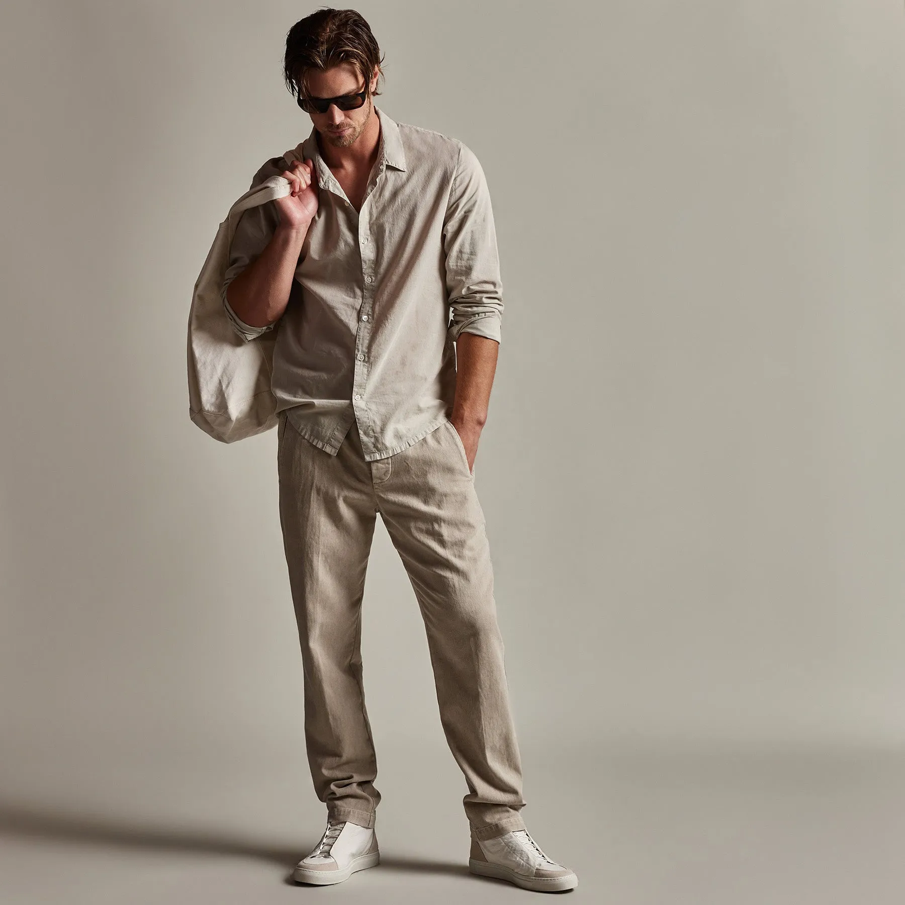 Standard Shirt - Toast Pigment sold by James Perse product image thumbnail 2