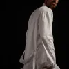 Sueded Jersey Robe - White sold by James Perse