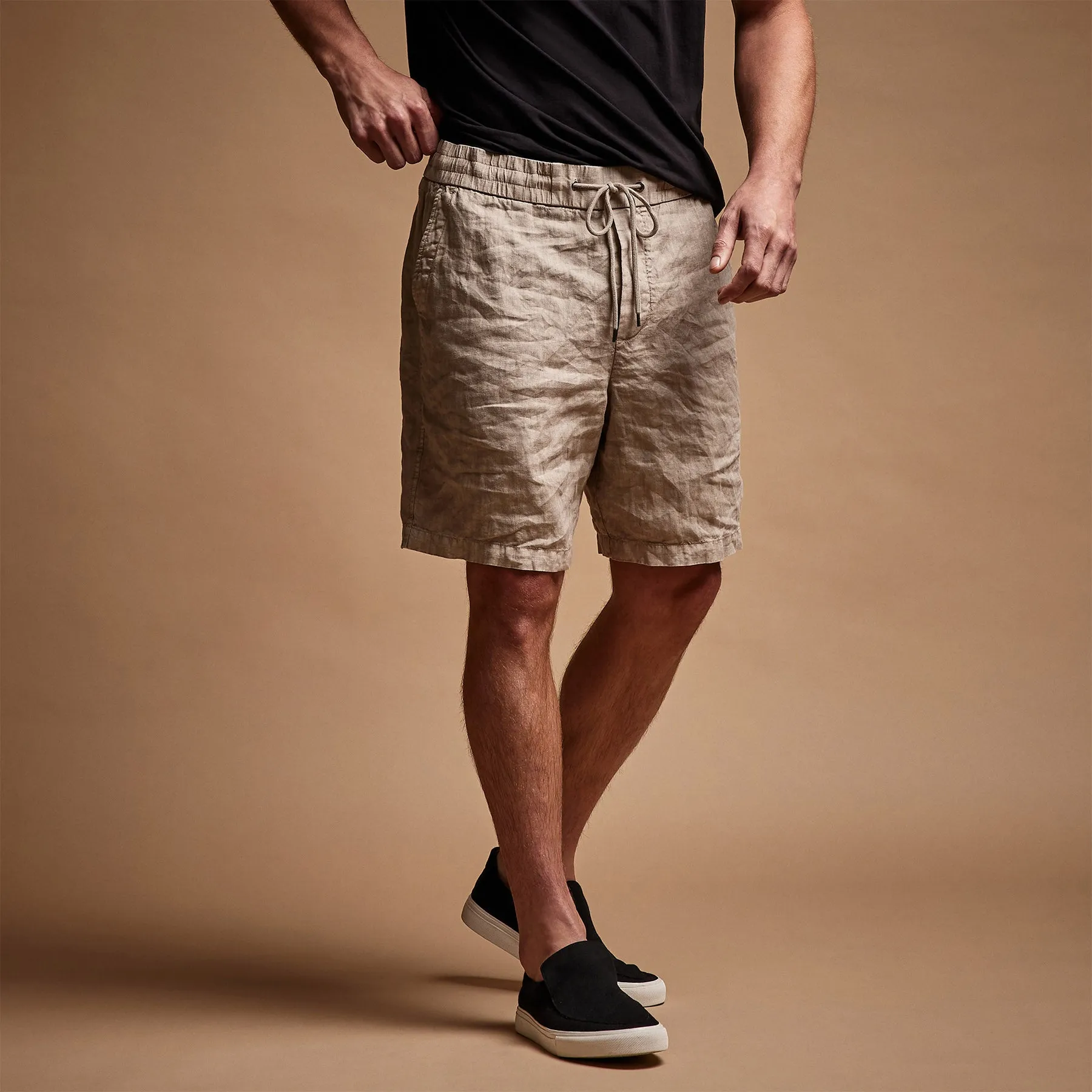 Relaxed Fit Linen Short - Mineral Pigment sold by James Perse product image thumbnail 2