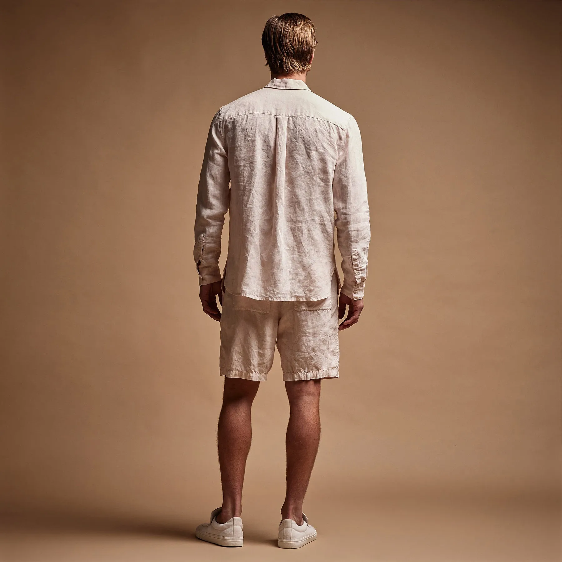 Lightweight Linen Shirt - Zephyr Pigment sold by James Perse product image thumbnail 4