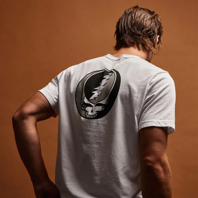 Grateful Dead Short Sleeve - White/Black sold by James Perse
