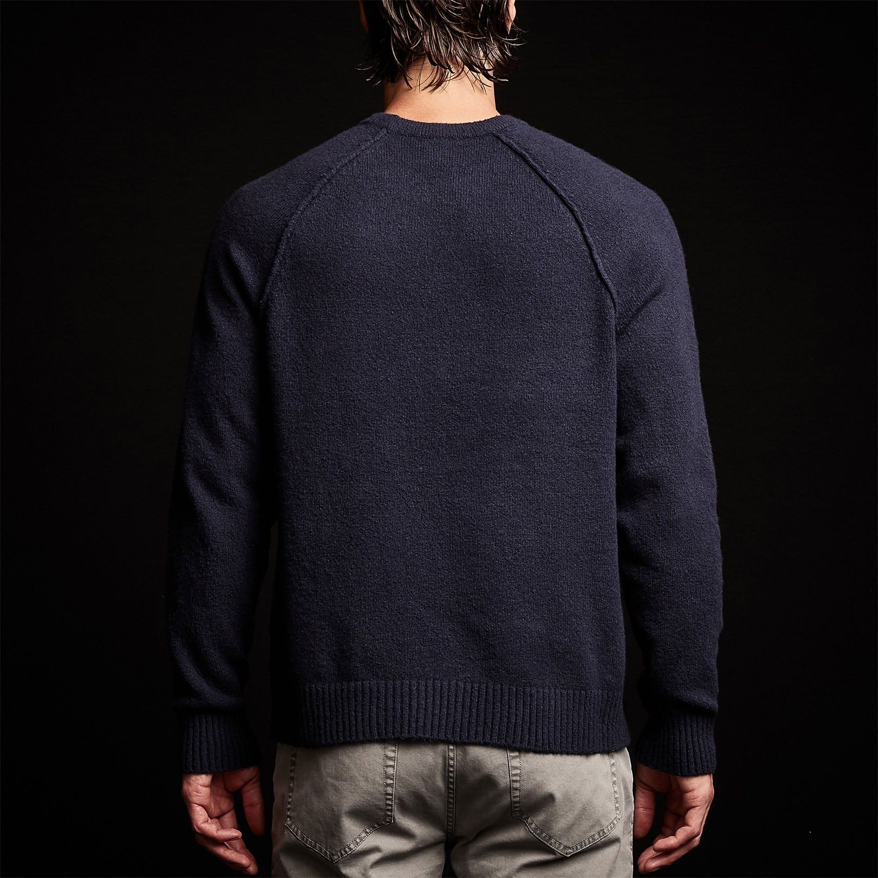 Bayshore Cashmere Sweater - Navy sold by James Perse product image thumbnail 5