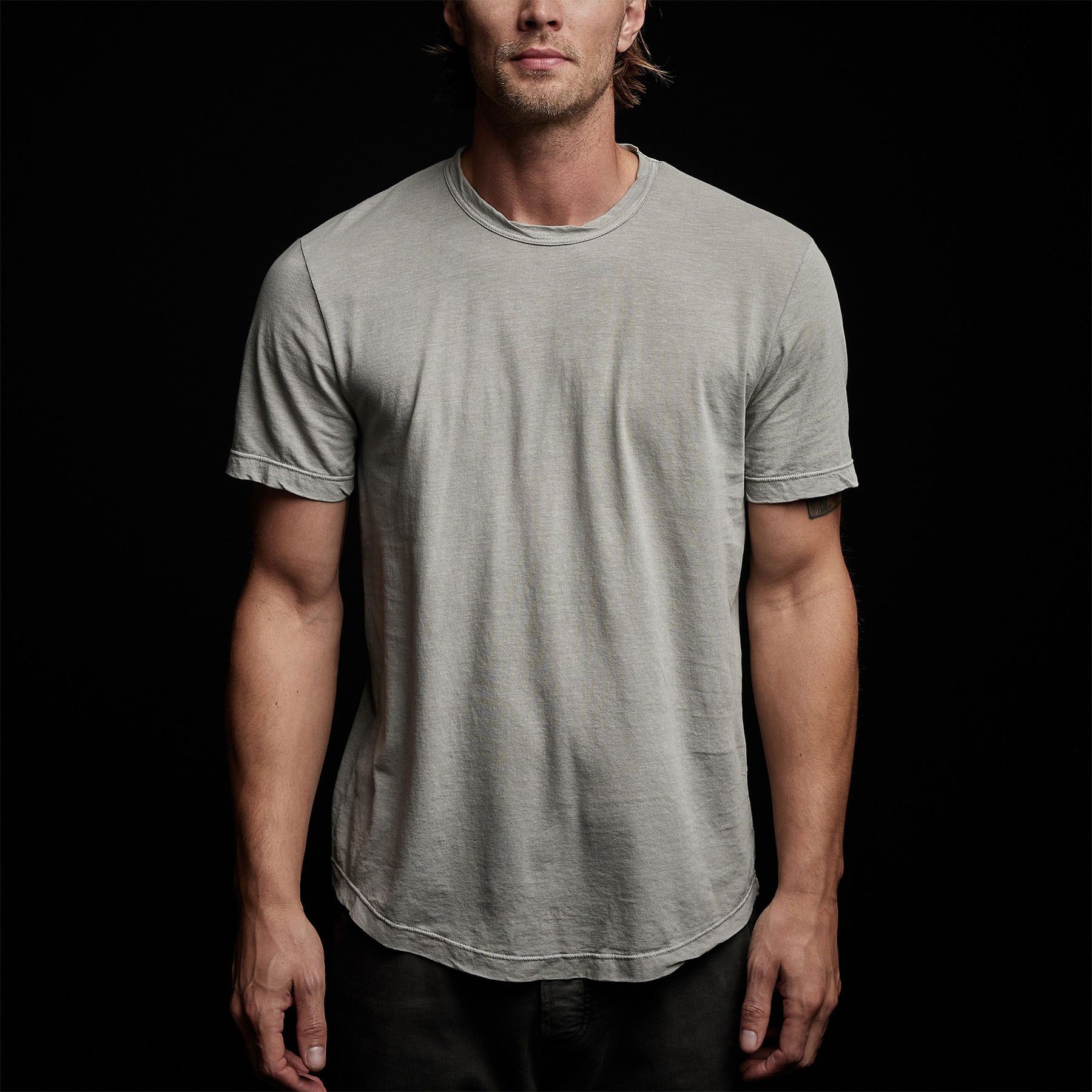 Clear Jersey Crew - Concrete Pigment sold by James Perse product image thumbnail 5