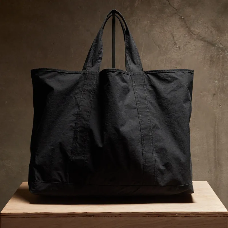 Large Matte Nylon Tote - Black sold by James Perse