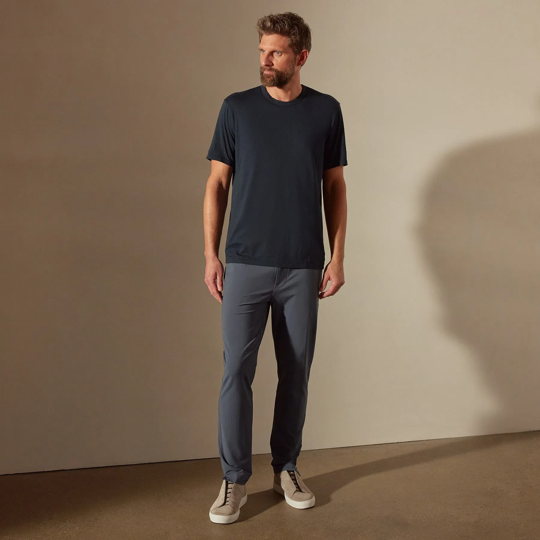 Luxe Lotus Jersey Tee - French Navy sold by James Perse product image thumbnail 3