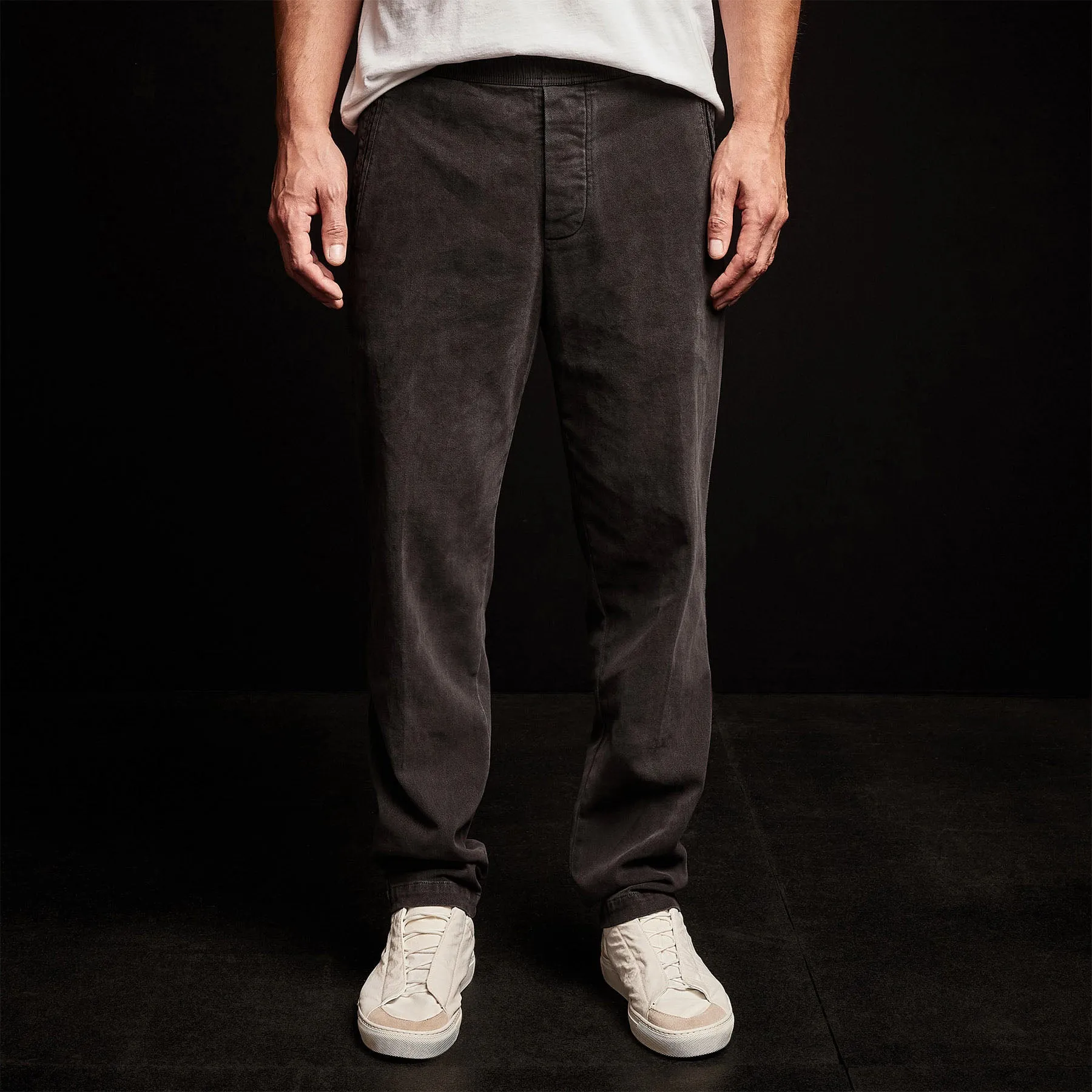 Brushed Cotton Twill Trouser - Magma Pigment sold by James Perse product image thumbnail 4
