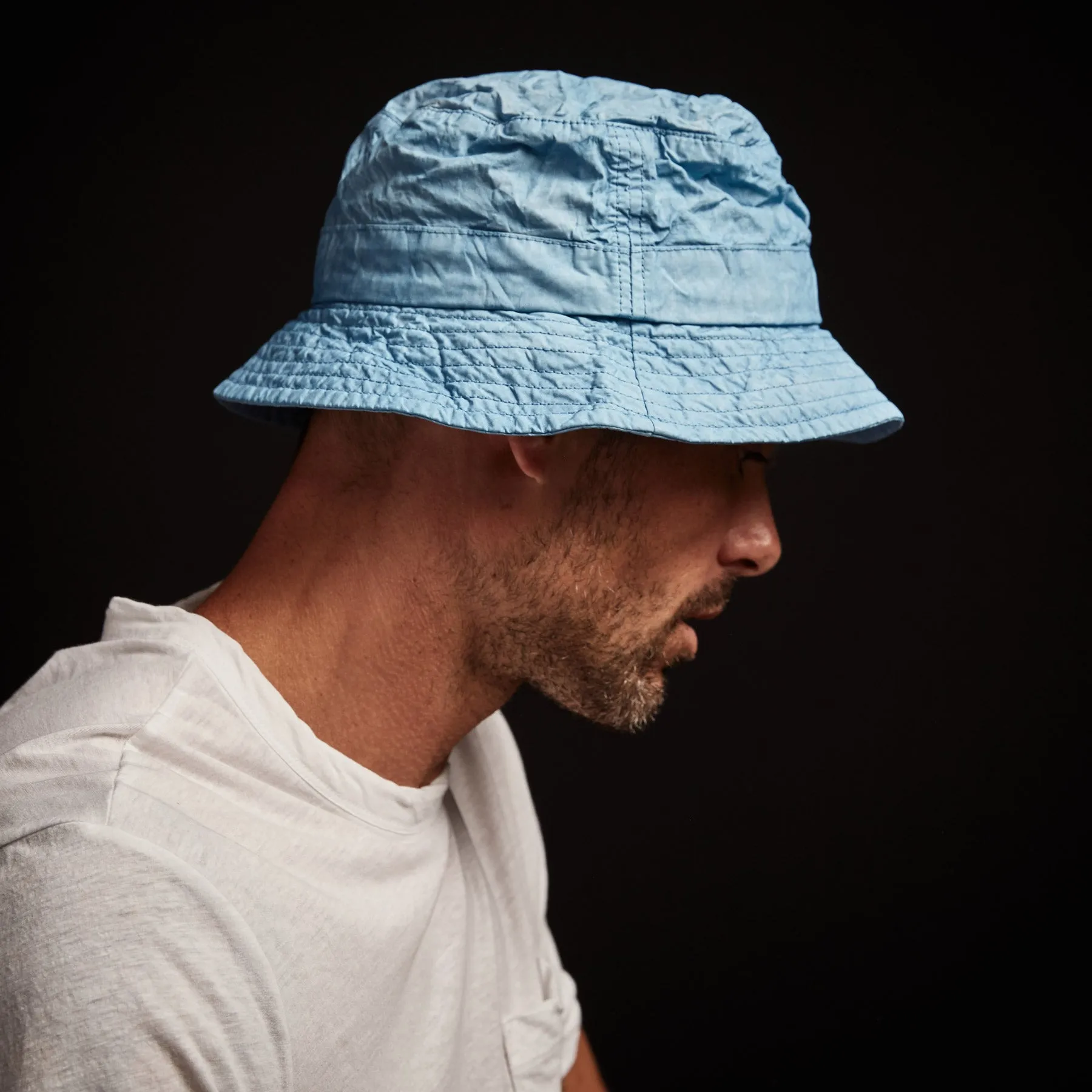 Parachute Poplin Bucket Hat - Delta Pigment sold by James Perse product image thumbnail 2