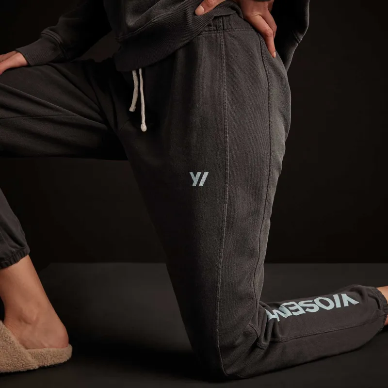 Classic French Terry Sweatpant - Carbon Pigment/Calistoga sold by James Perse