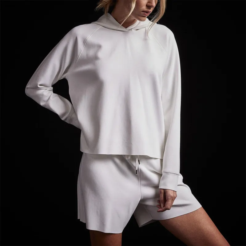 Double Knit Hoodie - White sold by James Perse