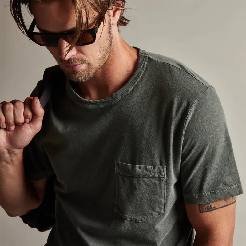 Lightweight Jersey Pocket Tee - Alligator Pigment sold by James Perse