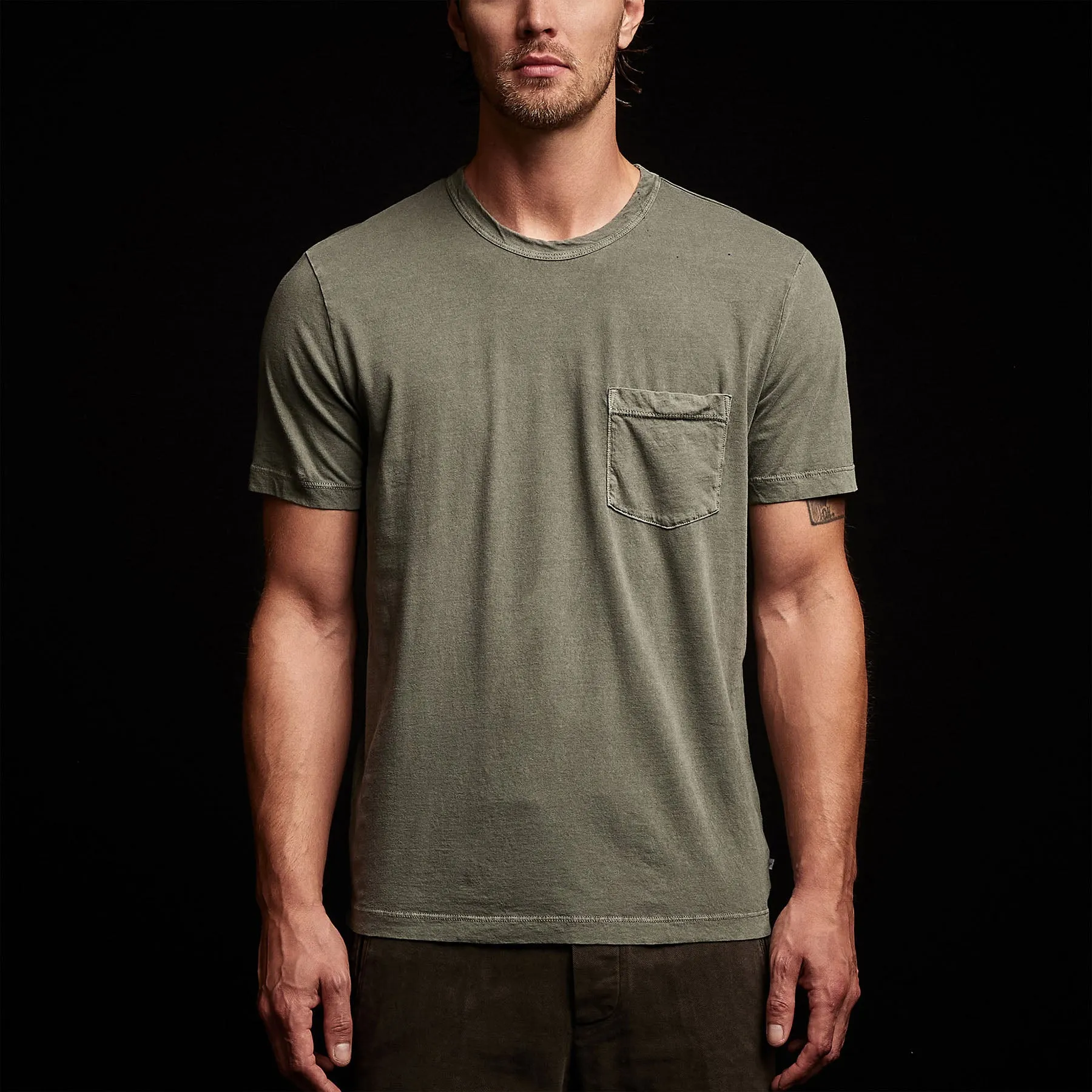 Lightweight Jersey Pocket Tee - Alligator Pigment sold by James Perse product image thumbnail 4