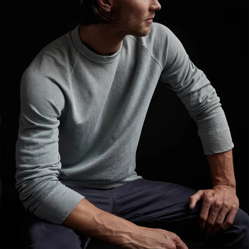 Vintage French Terry Sweatshirt - Ocean Mist Pigment sold by James Perse