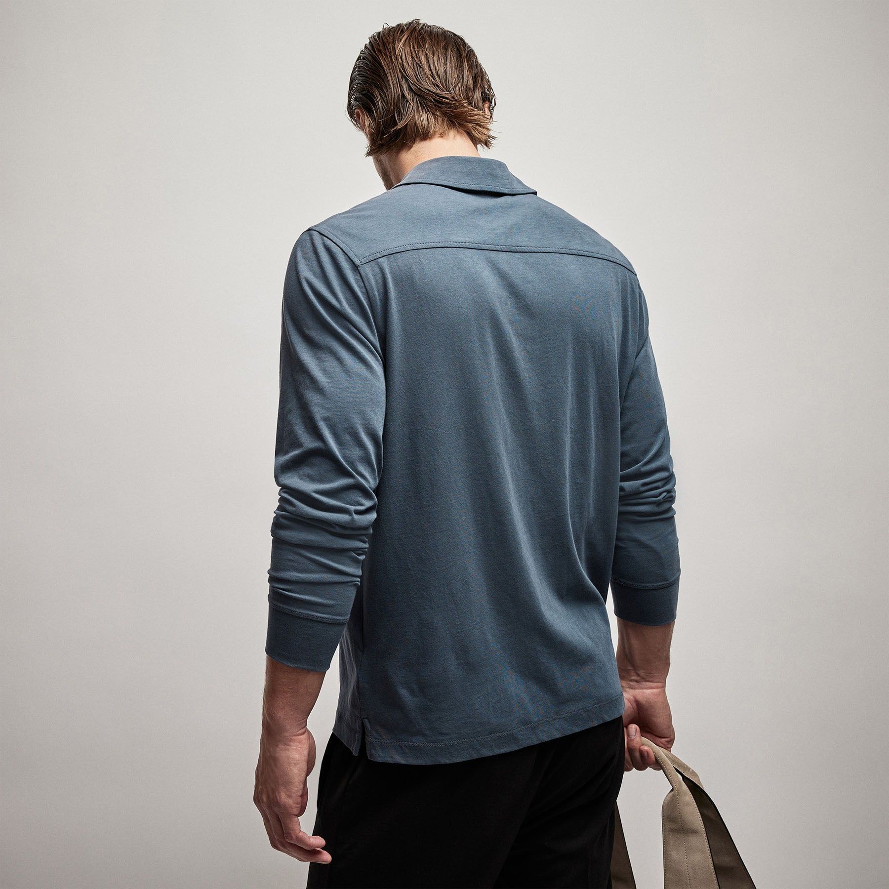 Clean Finish Jersey Shirt - Maine sold by James Perse product image thumbnail 4