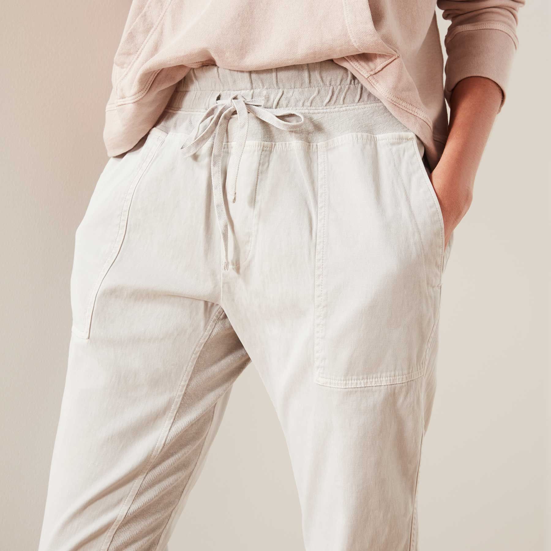 Mixed Media Pant - Salt Pigment sold by James Perse product image thumbnail 4