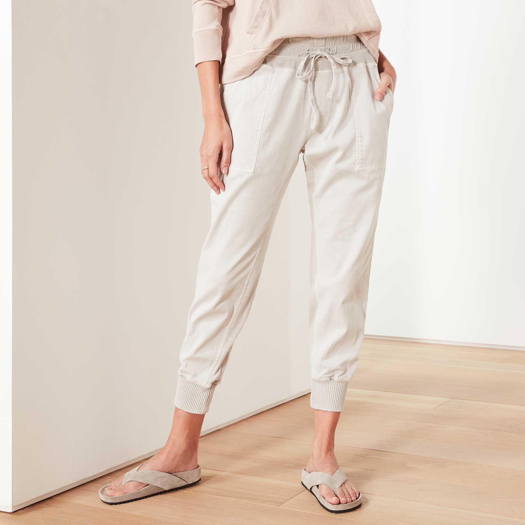 Mixed Media Pant - Salt Pigment sold by James Perse