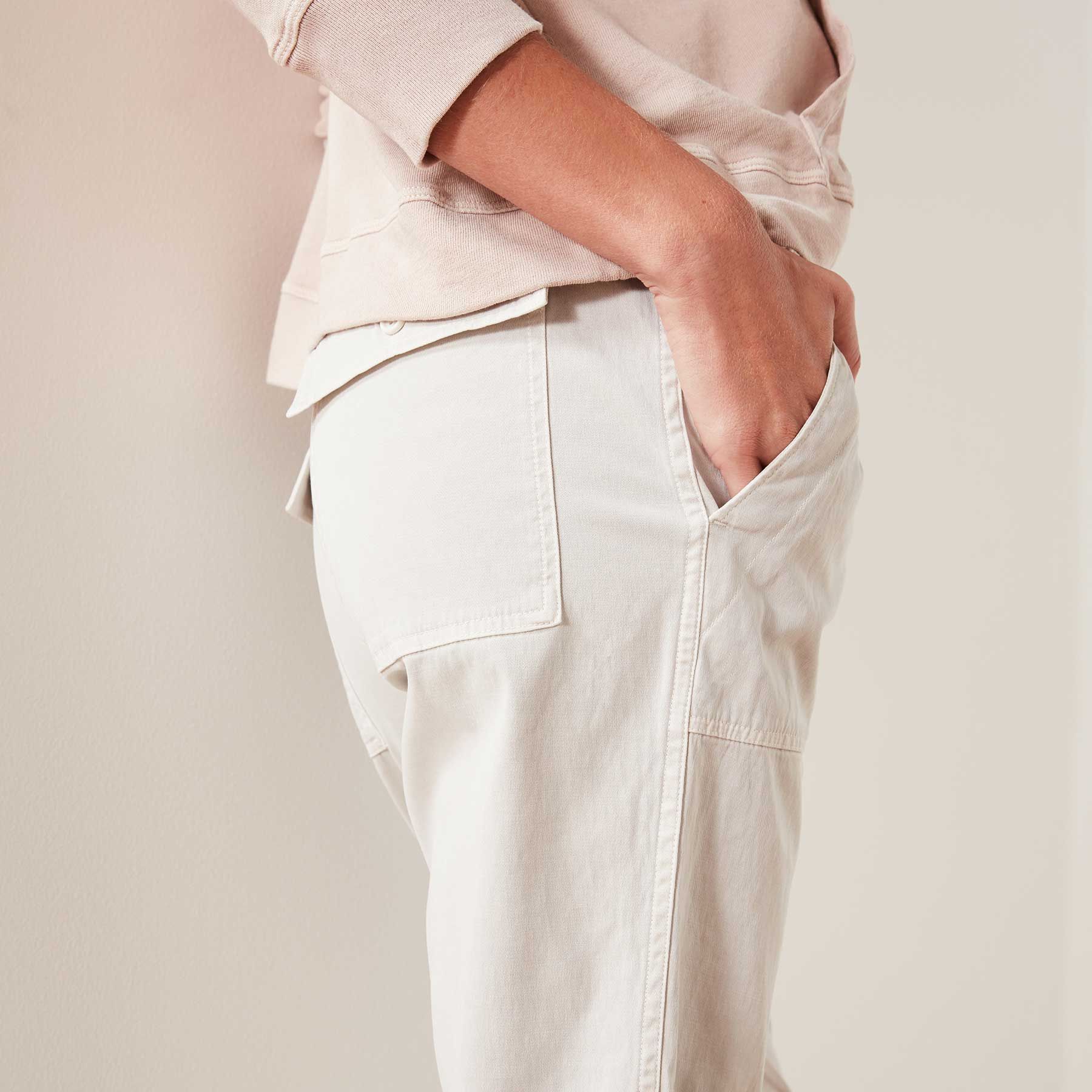 Mixed Media Pant - Salt Pigment sold by James Perse product image thumbnail 5