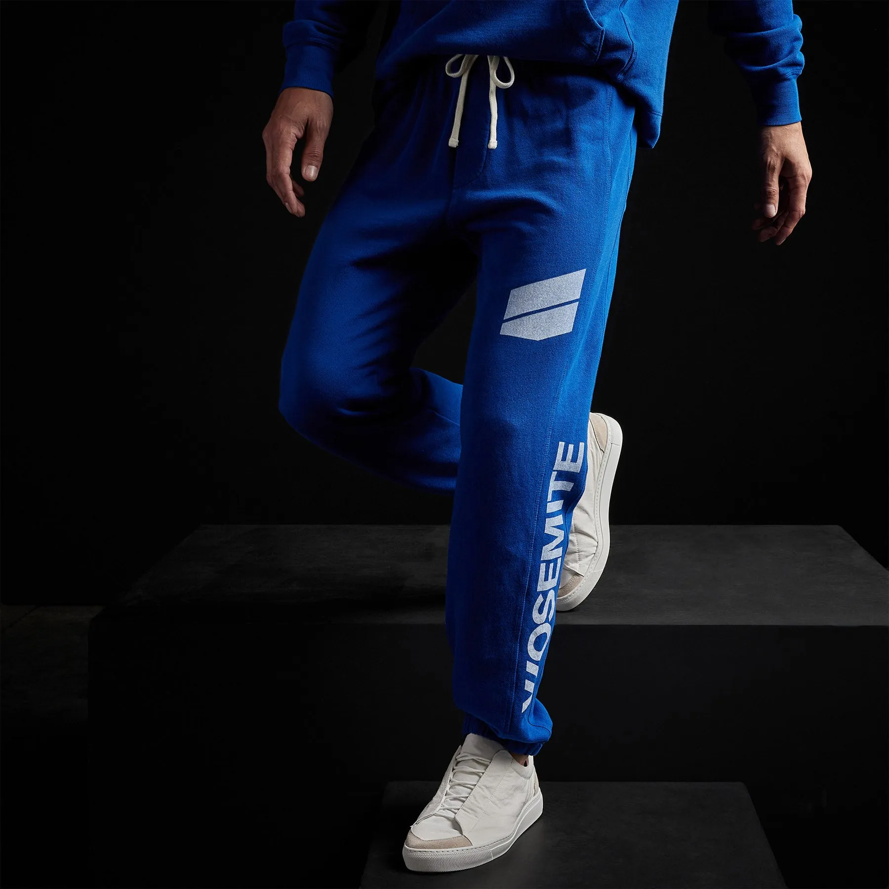 French Terry Sweatpant - Royal Blue/White sold by James Perse product image thumbnail 2