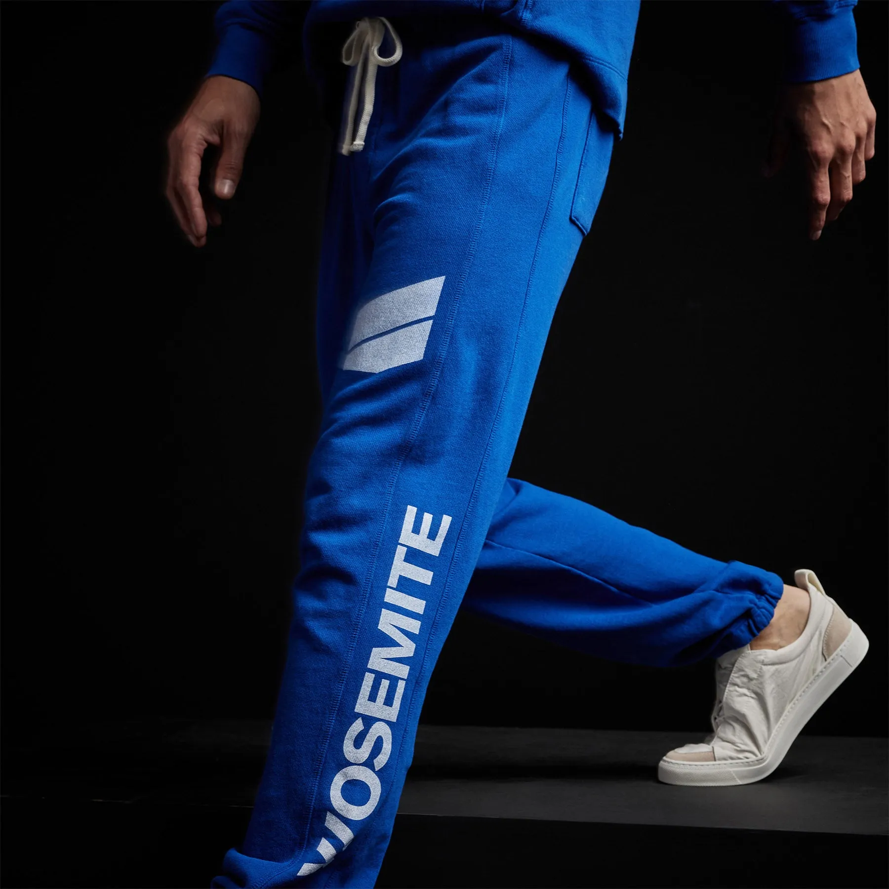 French Terry Sweatpant - Royal Blue/White sold by James Perse product image thumbnail 4