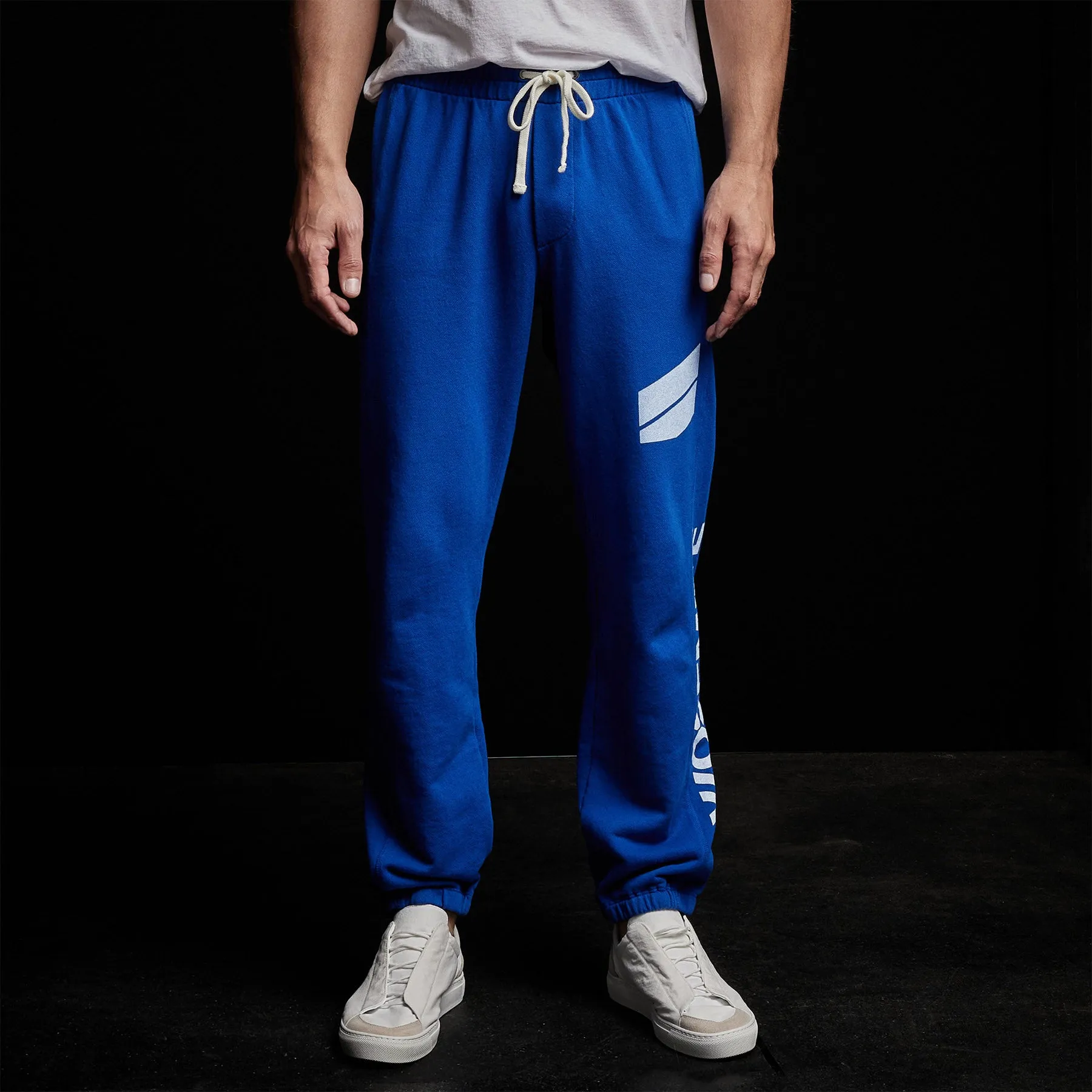 French Terry Sweatpant - Royal Blue/White sold by James Perse product image thumbnail 5