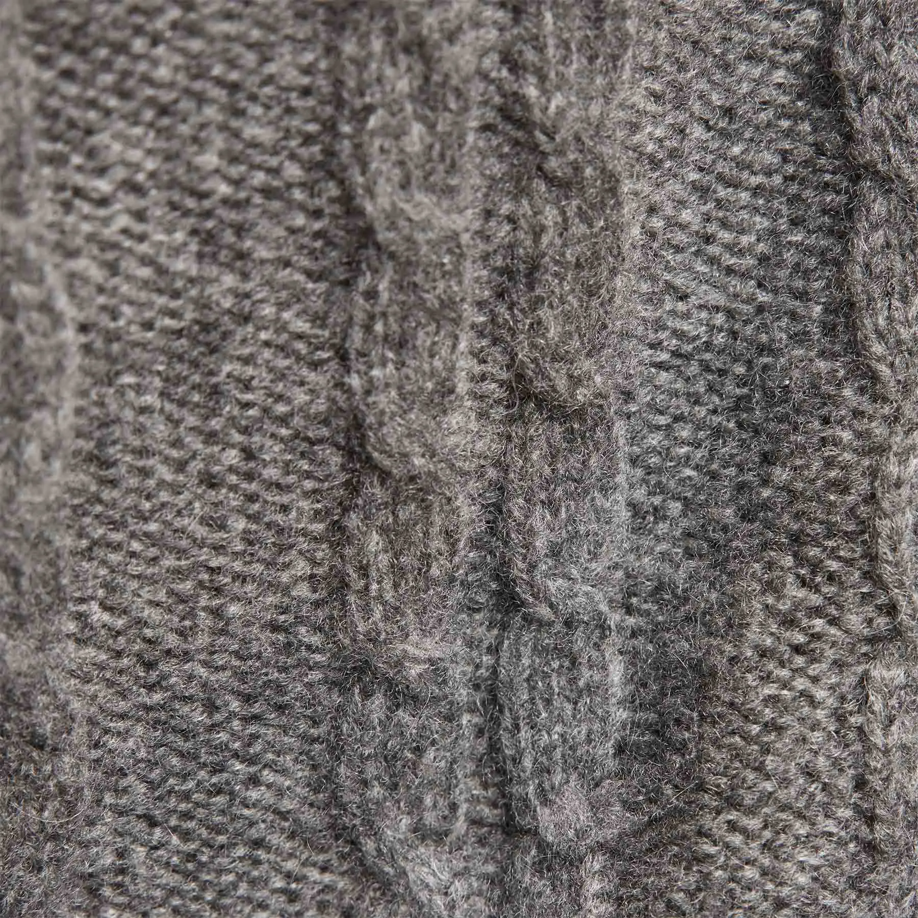 Mid Gauge Crew Cable Sweater - Thunder sold by James Perse product image thumbnail 5