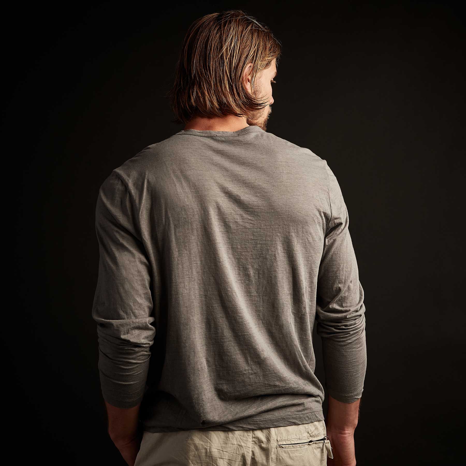 Recycled Lotus Jersey Pocket Crew - Amazon sold by James Perse product image thumbnail 2